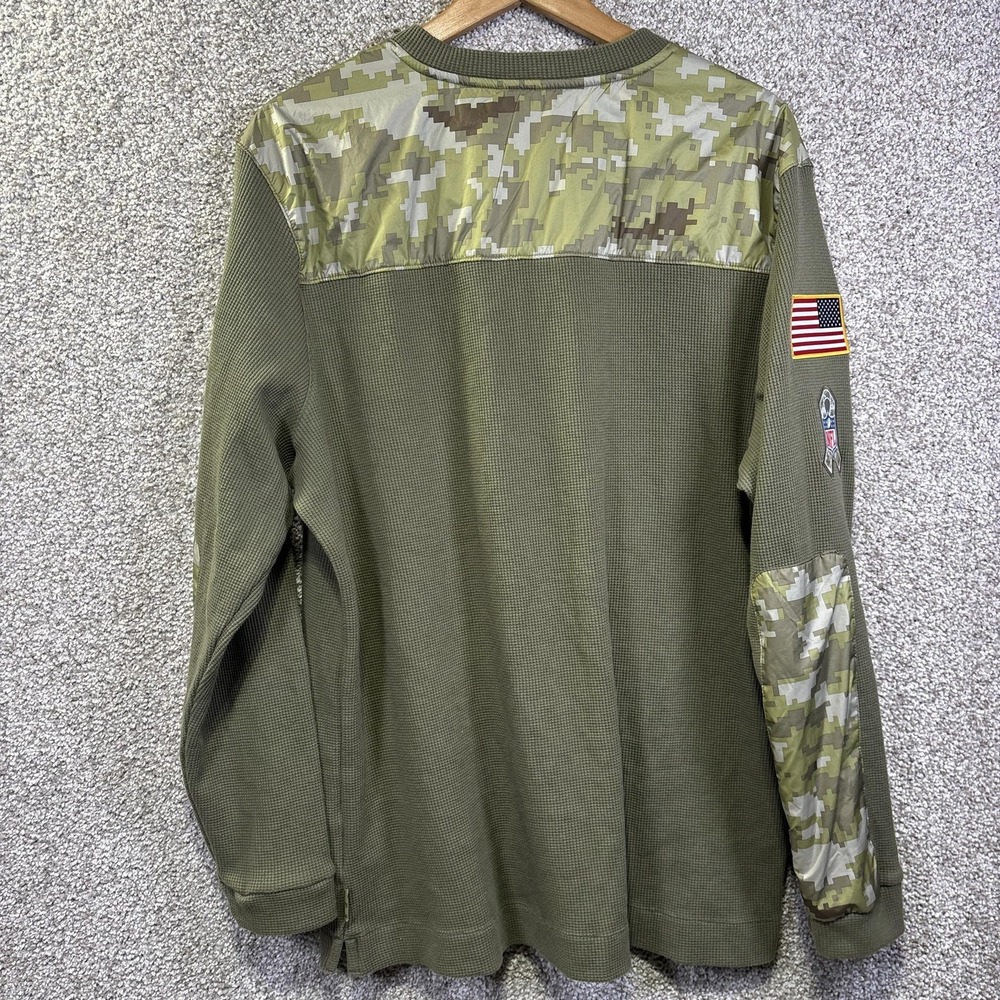 Minnesota Vikings Sweatshirt Mens XL Green NFL Football Nike Salute To Service - Picture 9 of 9